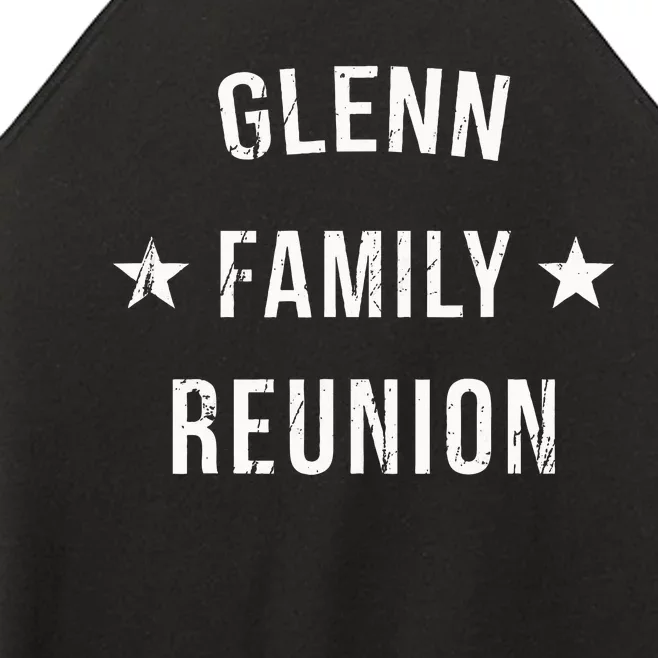 Glenn Family Reunion Matching Squad First Last Name Women’s Perfect Tri Rocker Tank