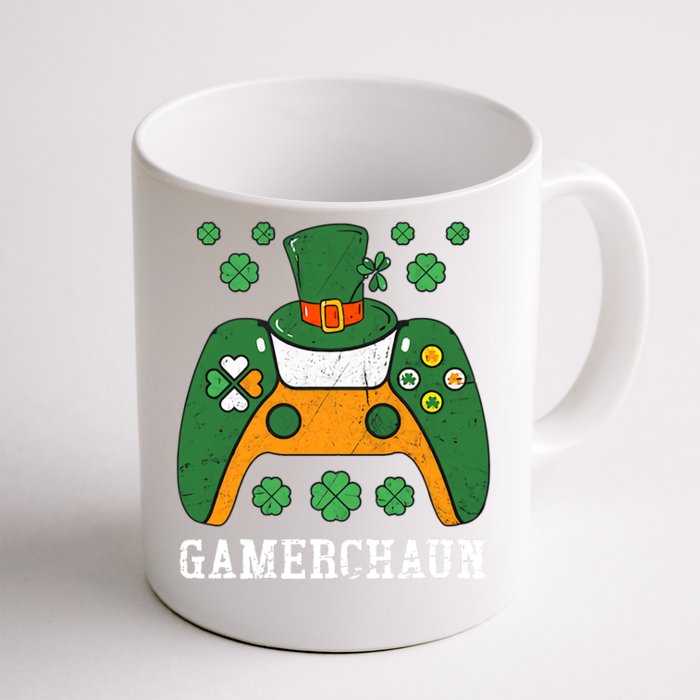 Gamerchaun Funny St Patrick Day Front & Back Coffee Mug