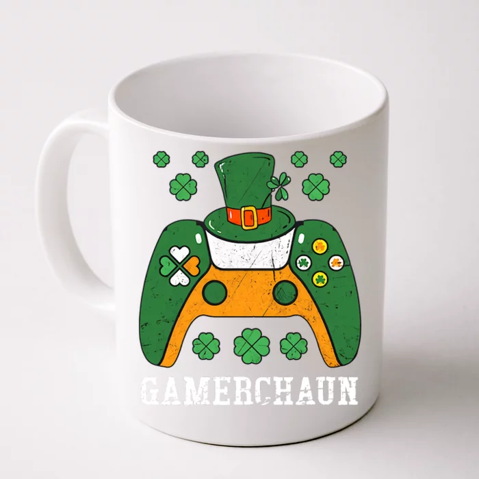 Gamerchaun Funny St Patrick Day Front & Back Coffee Mug