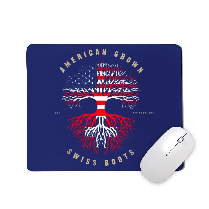 Gift For Swiss With Roots From Switzerland Mousepad