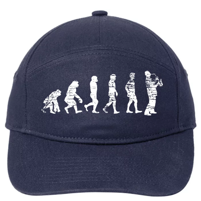 Gift For Saxophone Player Evolution Saxophone 7-Panel Snapback Hat