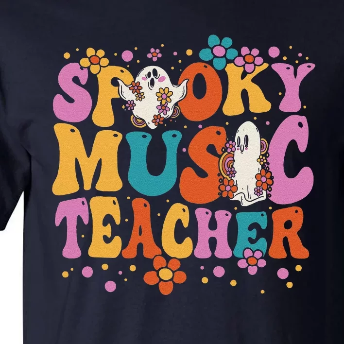 Groovy Faboolous Spooky Music Teacher Halloween Tall T-Shirt