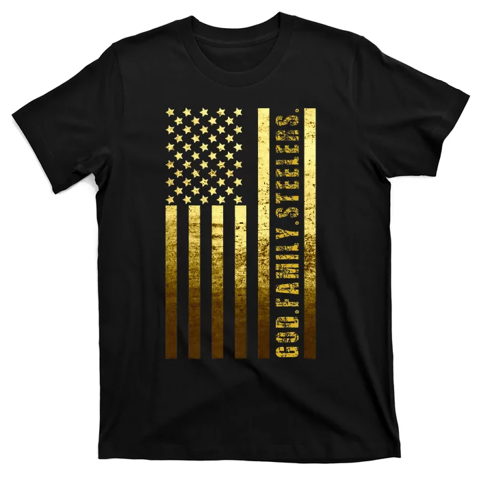 God Family Steelers Pro Us Flag Father's Day Dad Gift T-Shirt