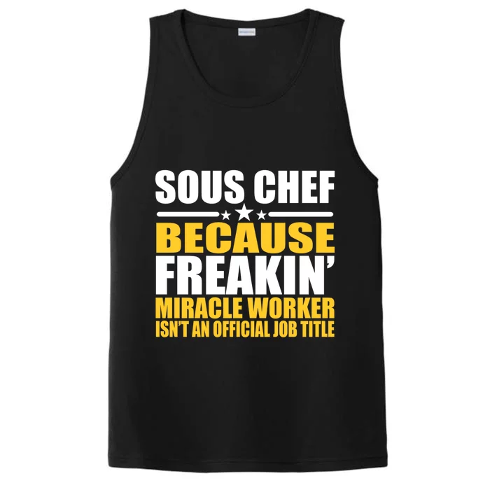 Gift For Sous Chef Gift Performance Tank