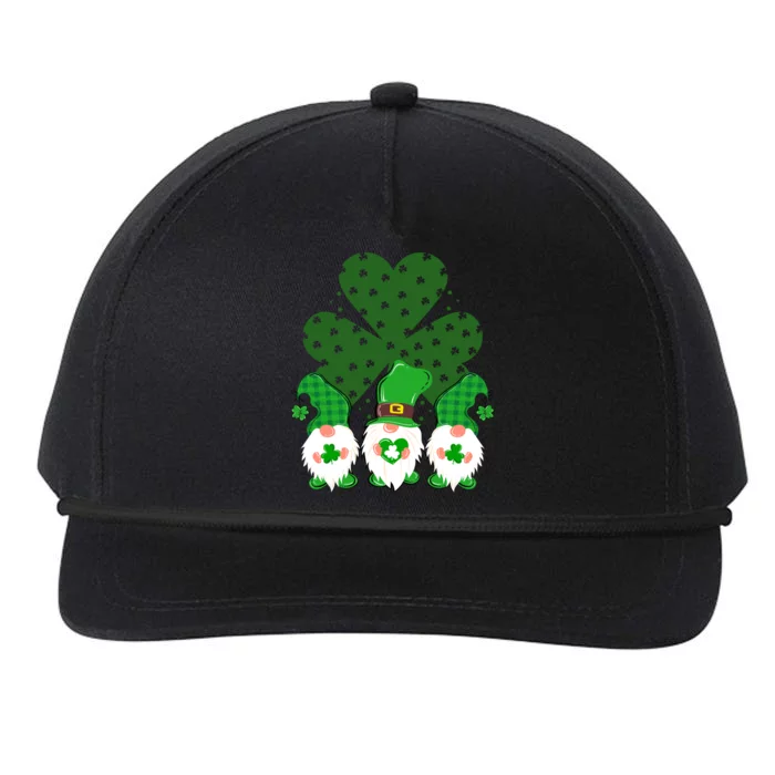 Gnomies Funny St Patrick's Day Snapback Five-Panel Rope Hat