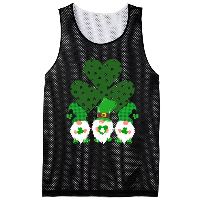 Gnomies Funny St Patrick's Day Mesh Reversible Basketball Jersey Tank