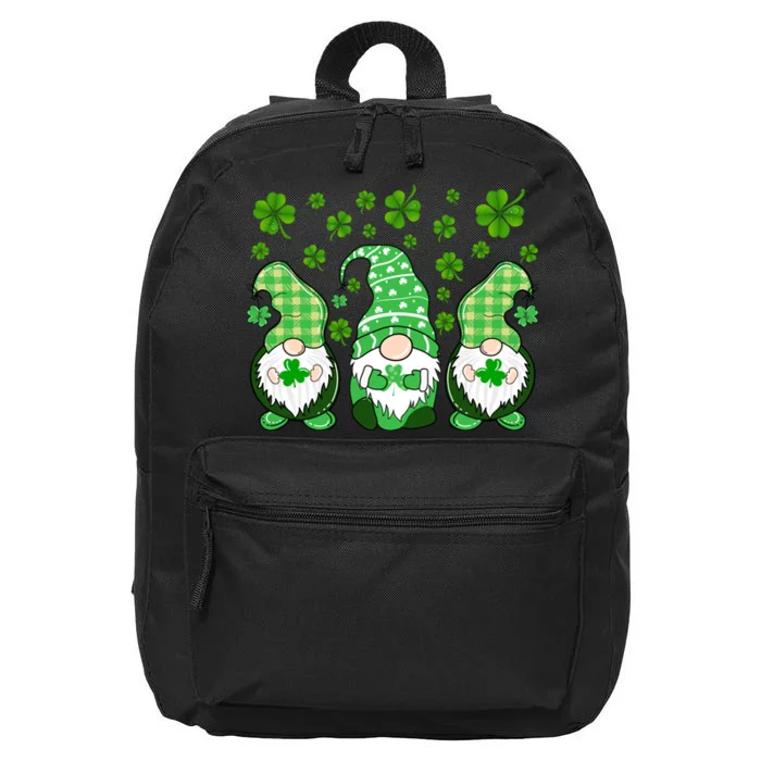 Gnomies Funny St Patrick's Day 16 in Basic Backpack