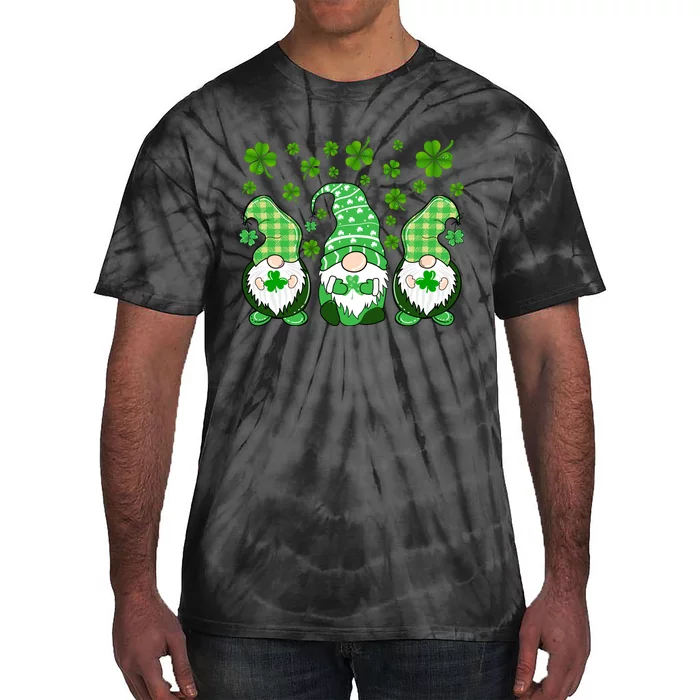 Gnomies Funny St Patrick's Day Tie-Dye T-Shirt