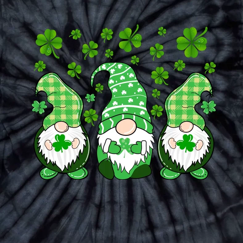 Gnomies Funny St Patrick's Day Tie-Dye T-Shirt