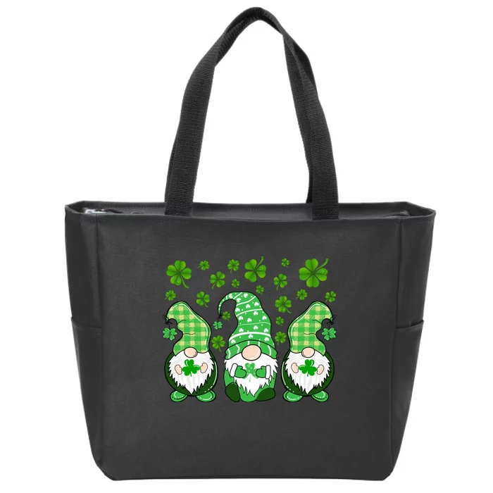 Gnomies Funny St Patrick's Day Zip Tote Bag