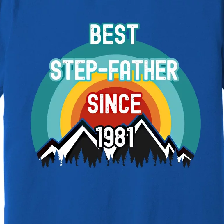 Gift For Stepcool Giftfather Best Stepcool Giftfather Since 1981 Great Gift Premium T-Shirt