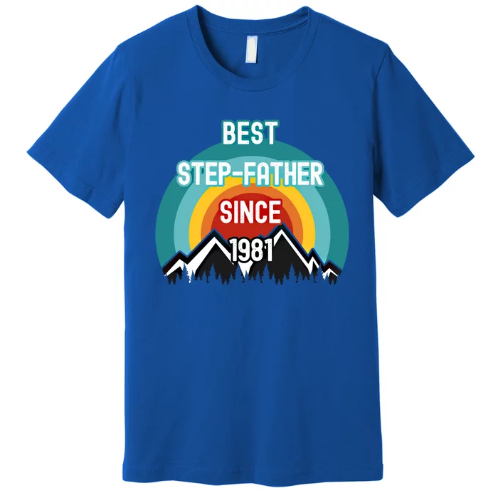 Gift For Stepcool Giftfather Best Stepcool Giftfather Since 1981 Great Gift Premium T-Shirt