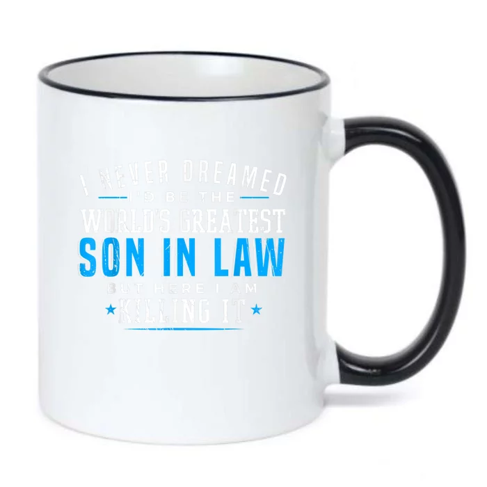 Gift For Son In Law Christmas Birthday On Wedding Day 1 Black Color Changing Mug