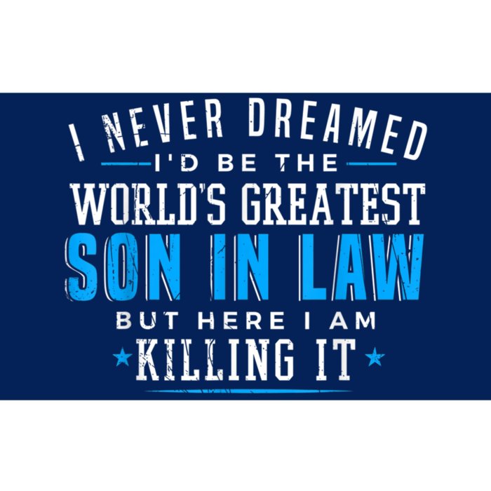 Gift For Son In Law Christmas Birthday On Wedding Day 1 Bumper Sticker