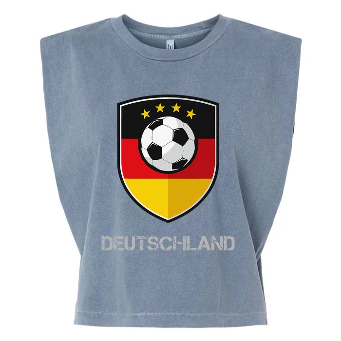 Germany Football Soccer Team Deutschland National Garment-Dyed Women's Muscle Tee