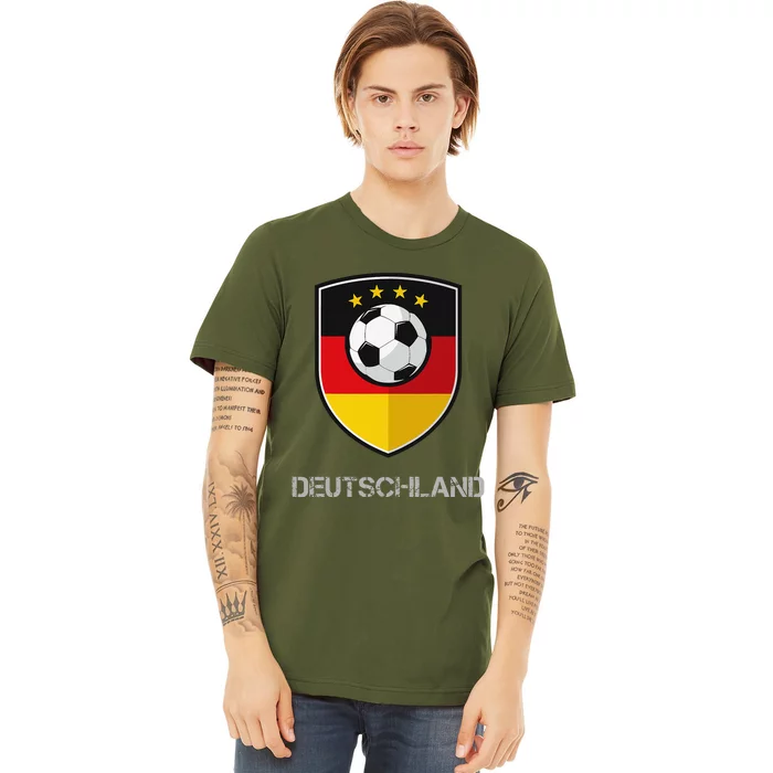 Germany Football Soccer Team Deutschland National Premium T-Shirt