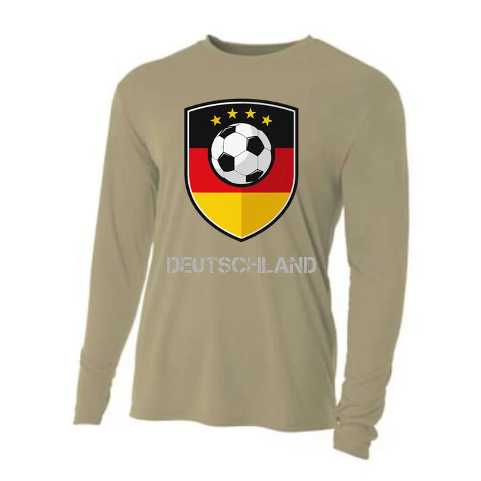 Germany Football Soccer Team Deutschland National Cooling Performance Long Sleeve Crew