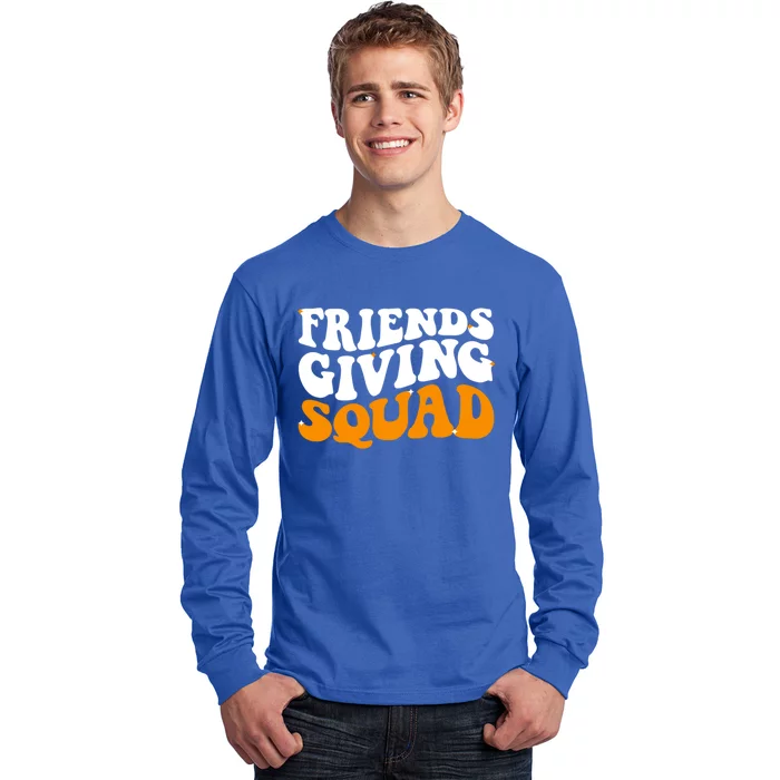 Groovy Friendsgiving Squad Funny Thanksgiving Long Sleeve Shirt