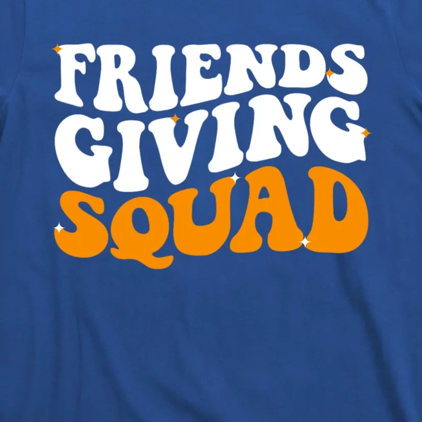 Groovy Friendsgiving Squad Funny Thanksgiving T-Shirt