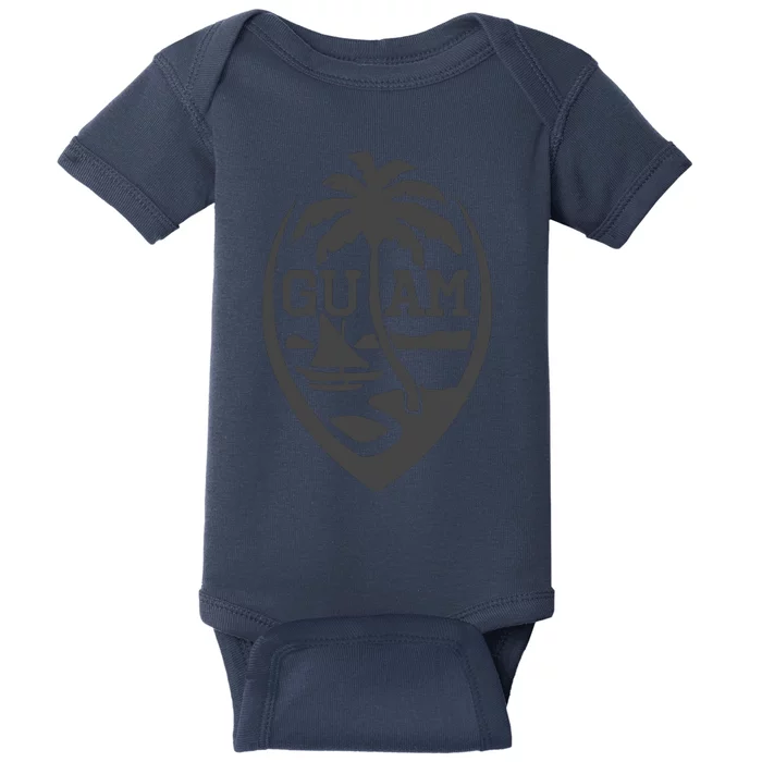 Guam Flag Seal | USA Guamanian Chamorro Gifts Hoodie Baby Bodysuit