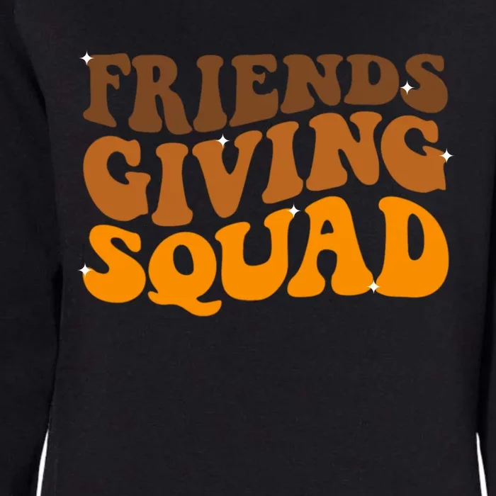 Groovy Friendsgiving Squad Funny Thanksgiving Womens California Wash Sweatshirt