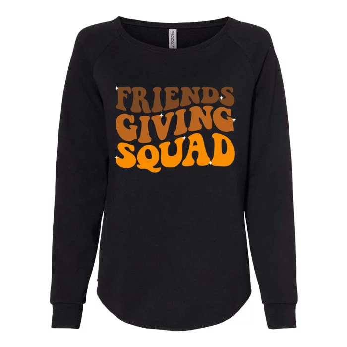 Groovy Friendsgiving Squad Funny Thanksgiving Womens California Wash Sweatshirt