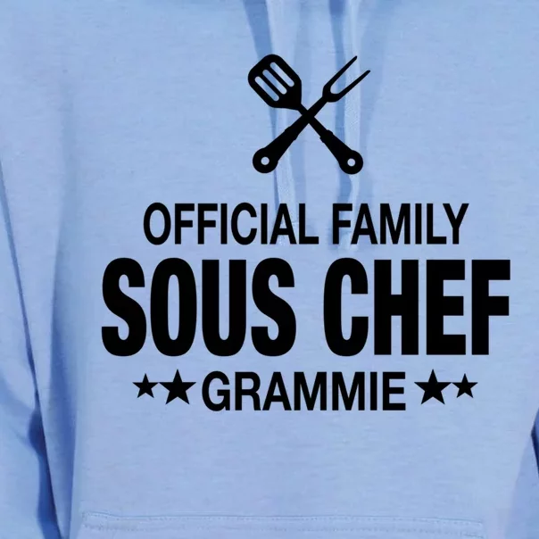 Grammie Family Sous Chef Funny Cooking Grammie Gift Unisex Surf Hoodie