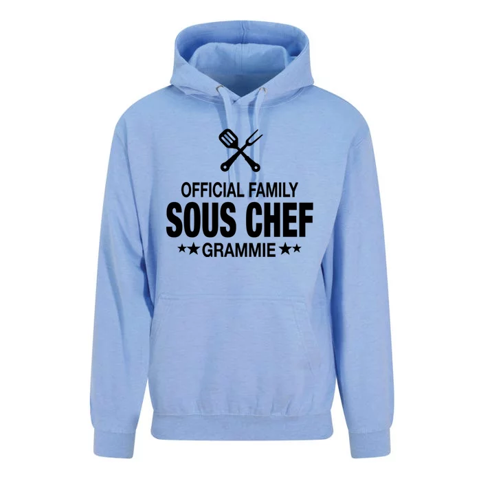 Grammie Family Sous Chef Funny Cooking Grammie Gift Unisex Surf Hoodie