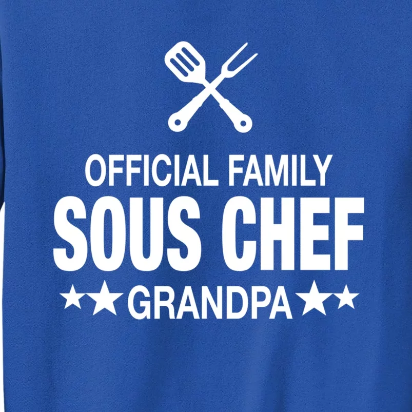 Grandpa Family Sous Chef Funny Cooking Grandpa Great Gift Sweatshirt