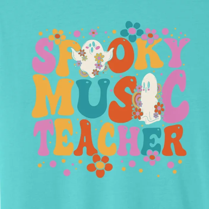 Groovy Faboolous Spooky Music Teacher Halloween ChromaSoft Performance T-Shirt