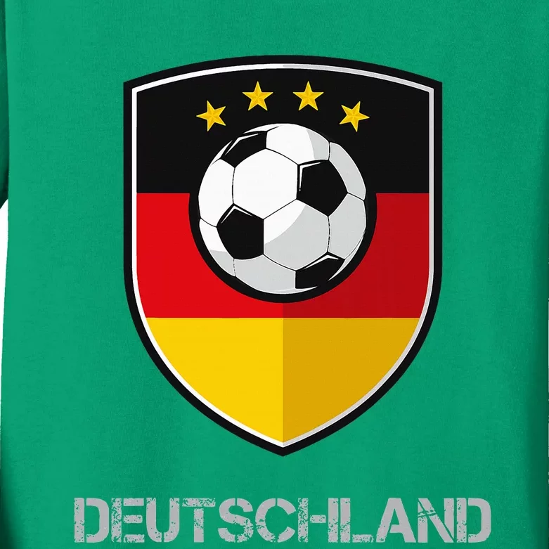 Germany Football Soccer Team Deutschland National Kids Long Sleeve Shirt