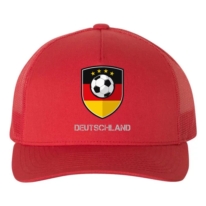 Germany Football Soccer Team Deutschland National Yupoong Adult 5-Panel Trucker Hat