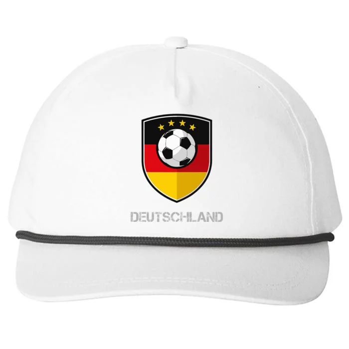 Germany Football Soccer Team Deutschland Snapback Five-Panel Rope Hat