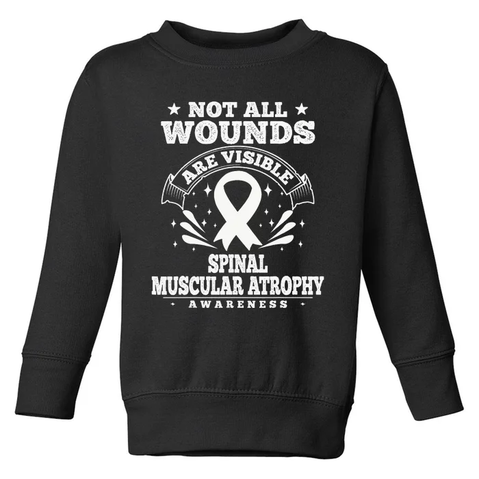 Gift for SMA Patients Spinal Muscular Atrophy Awareness Toddler Sweatshirt