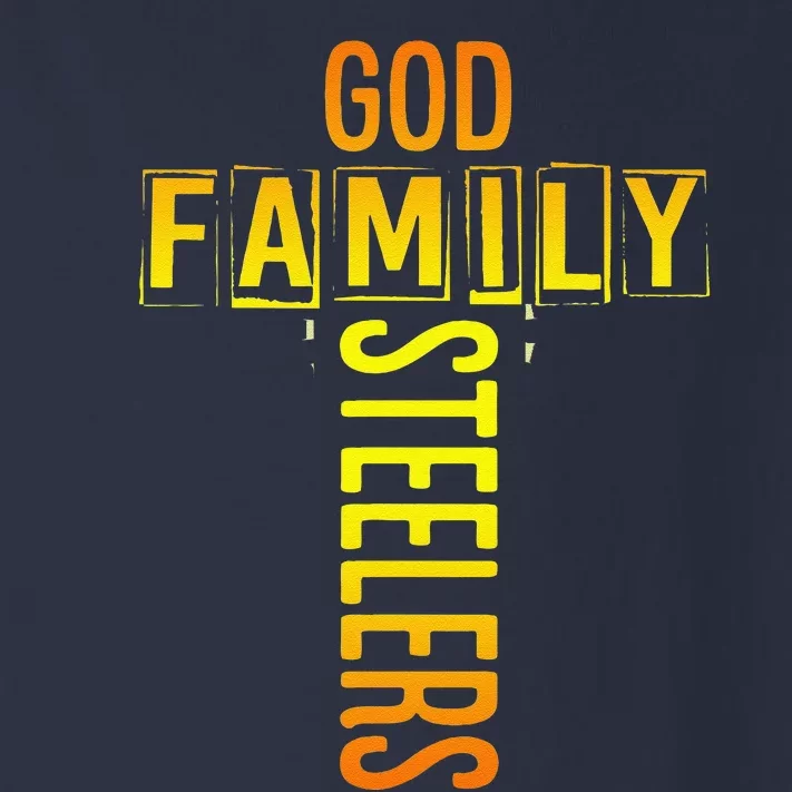 God Family Steeler Fathers Day Gift Tee Toddler Long Sleeve Shirt