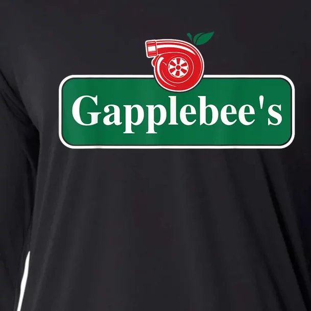 Gapplebee Funny Turbo Race Car Enthusiast Racing Cooling Performance Long Sleeve Crew