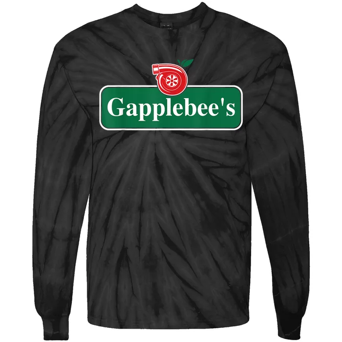 Gapplebee Funny Turbo Race Car Enthusiast Racing Tie-Dye Long Sleeve Shirt