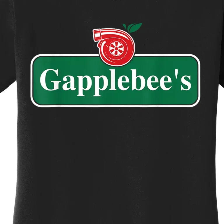 Gapplebee Funny Turbo Race Car Enthusiast Racing Women's T-Shirt