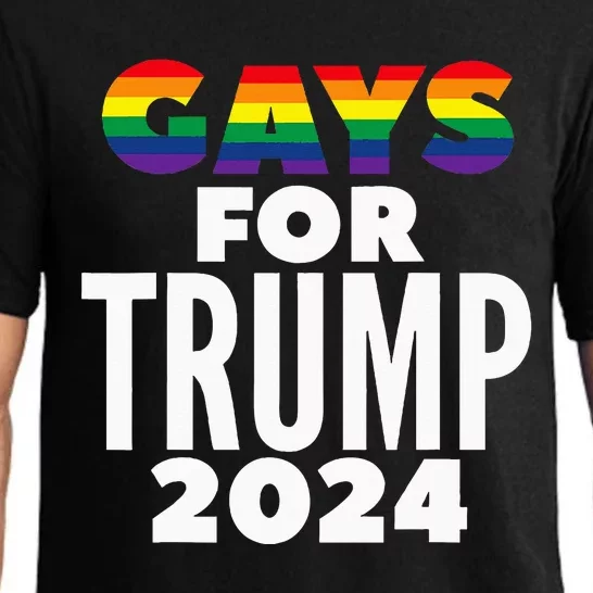 Gays For Trump 2024 Election Vote Pajama Set