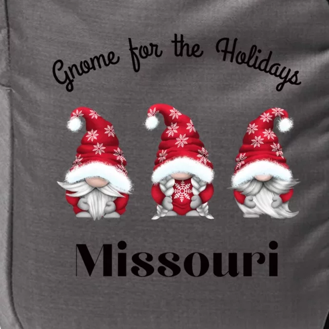 Gnome For The Holidays Missouri Merry Christmas Gnomes Gift Impact Tech Backpack