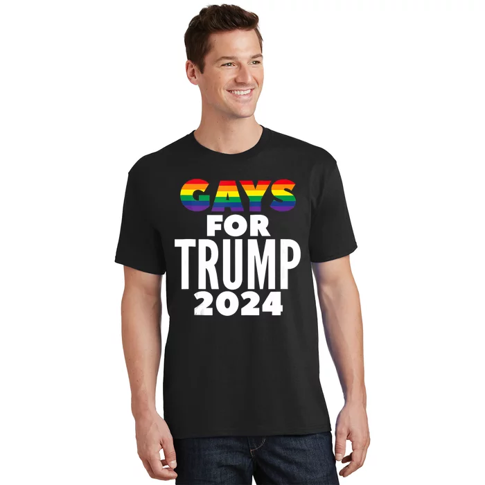 Gays For Trump 2024 Election Vote T-Shirt