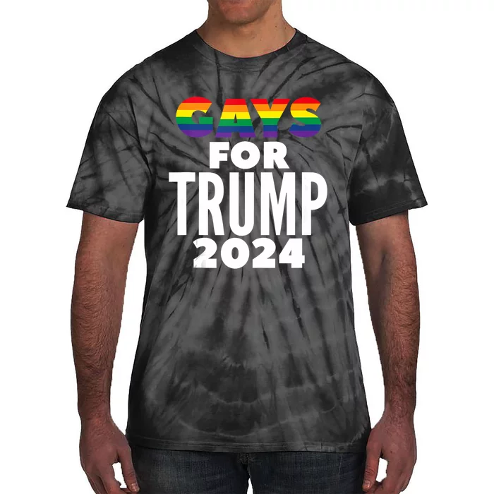 Gays For Trump 2024 Election Vote Tie-Dye T-Shirt