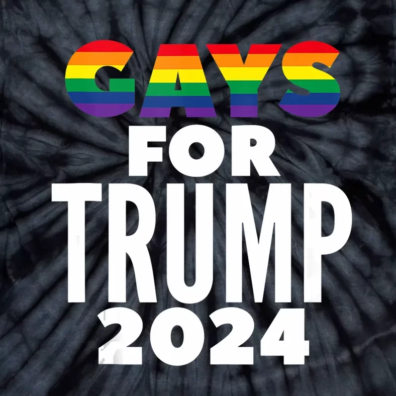 Gays For Trump 2024 Election Vote Tie-Dye T-Shirt