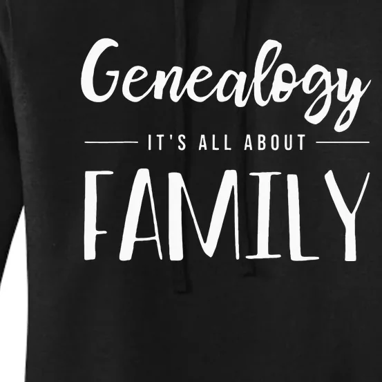 Genealogy Family Tree Genealogist Ancestry Ancestor Gift Women's Pullover Hoodie