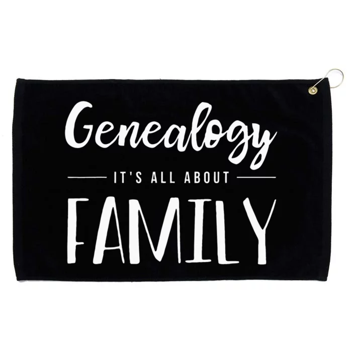 Genealogy Family Tree Genealogist Ancestry Ancestor Gift Grommeted Golf Towel