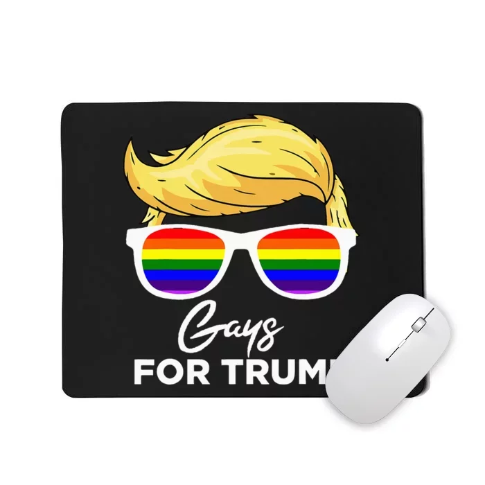 Gays For Trump 2024 Election Donald Trump President Mousepad