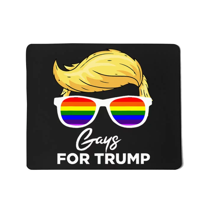 Gays For Trump 2024 Election Donald Trump President Mousepad