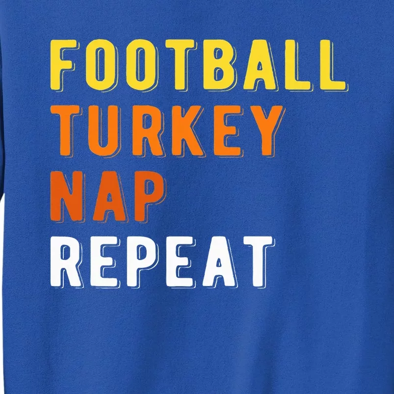 Gaming Football Turkey Nap Repeat Pumpkin  Thanksgiving Sweatshirt