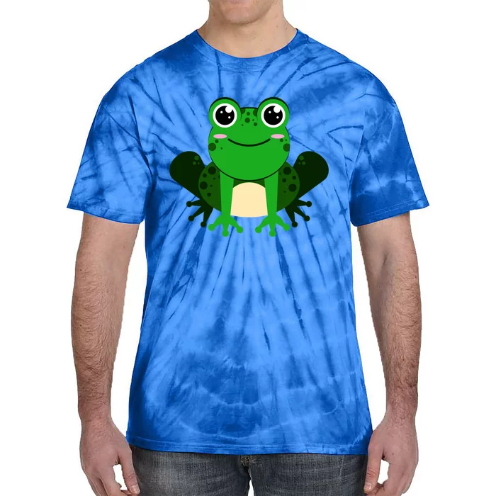 Green Frog True Toad Amphibian Froggy Lover Tadpole Gift Tie-Dye T-Shirt