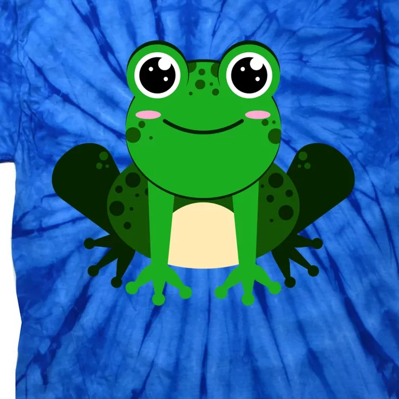 Green Frog True Toad Amphibian Froggy Lover Tadpole Gift Tie-Dye T-Shirt